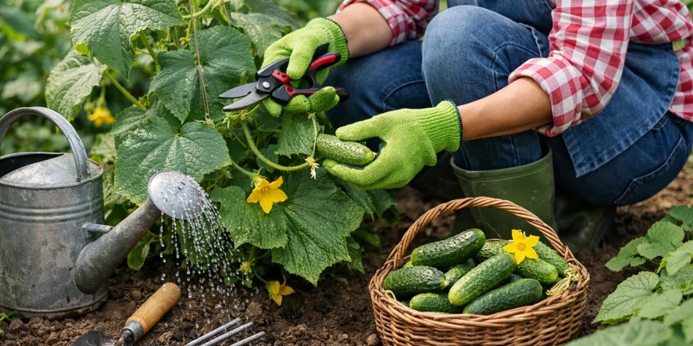 Ideal care for cucumbers: Calendar of treatments with fungicides and insecticides