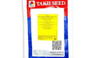 Пакет семян TAKII SEED с желтой этикеткой и QR-кодом - МАЙНОВАЗ САММЕР КРОС НР 3
