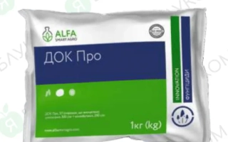Упаковка фунгицида ДОК Про от производителя ALFA - Афеха