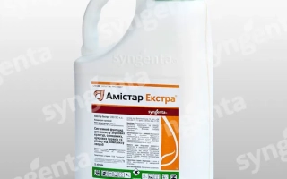 Бутылка с фунгицидом Амистар Экстра 280 SC