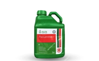 Зеленая канистра с этикеткой «Авиценна, СЕ»