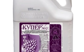 Бутылка с фунгицидом Купер объёмом 5 л
