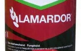 Фунгіцид Ламардор у рожевій пляшці з етикеткою - Ламардор 400FS