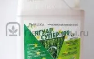 Бутылка гербицида ЯГУАР СПЕР 100 объёмом 5 л