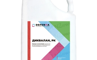 Бутылка с гербицидом Диквалан, РК - Диквалан, в.р.к., (Дикват 150 г/л)