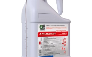 Бутылка с инсектицидом Альфазол