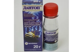 Продукт Дантоп в упаковке 20 г с красной крышкой