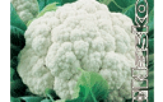 Семена капусты Акварель на упаковке