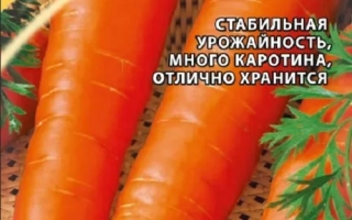 Пакет семян моркови Аленка с изображением корнеплодов