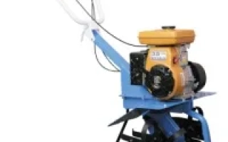 Мотоблок Neva МКМ-75-01 на синем фоне