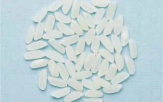 Rice REGUL on light blue background