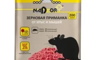 Пакет зерновой приманки НАПОР для крыс и мышей - Роденфос, зерновая приманка