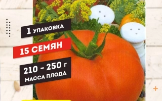 Пакет семян томата ДОБРОДЕЯ с изображением помидора и надписью '1 упаковка 15 семян'.