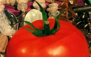 Пакет семян томата Княжна с изображением красного томата