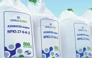 Азофоска марки NPKS 27-6-6-2, гр.