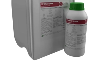 Бутылка и канистра удобрения Урожай Цинк - ИНЖЕКТ-А-МИН IZ (INJECT-A-MIN IRON-ZINC)