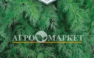 Пакет семян укропа «Русский гигант» с изображением зелени