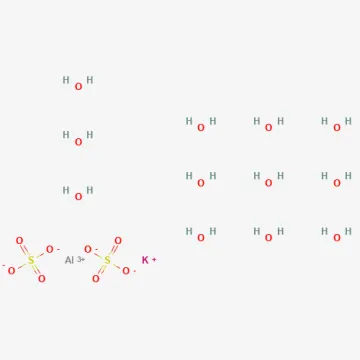 Aluminium potassium sulphate dodecahydrate