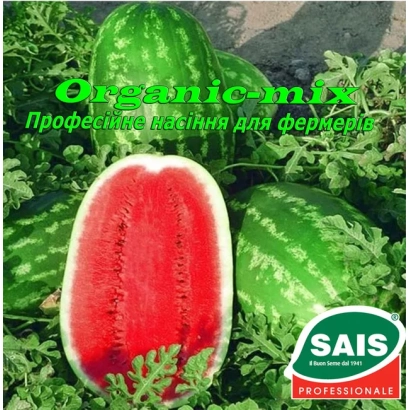 Пакет насіння Organic Mix для вирощування арбуза - Обрій F1