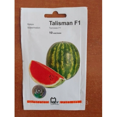 Seed packet of watermelon Talisman F1