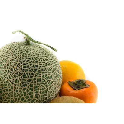 HURUMA | HURUMA melon with other fruits on white background