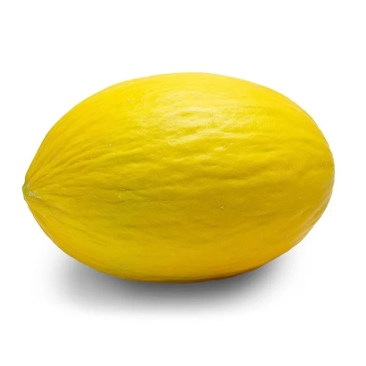 Yellow melon on white background - Mirella