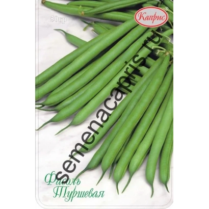 Насіння бобів сорту Балтимор на упаковці