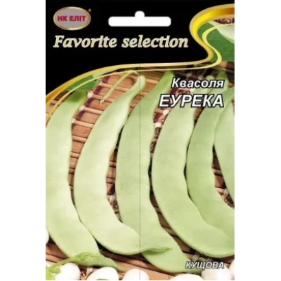 Пакет насіння бобів Єврека з зображенням стручків - Еурека
