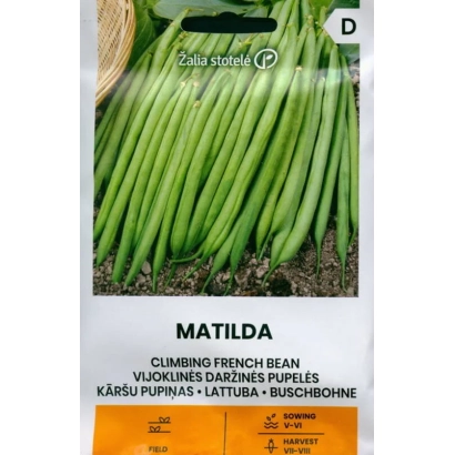 Семена фасоли Матильда на упаковке