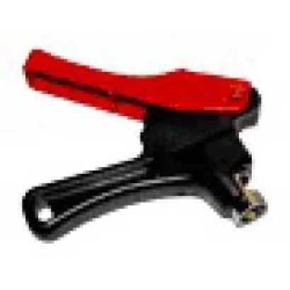 Красно-черный ручной дырокол 15 мм