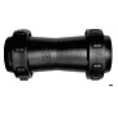 Черный соединительный фитинг для капельного орошения - Соединитель ремонтный для Голден Спрея