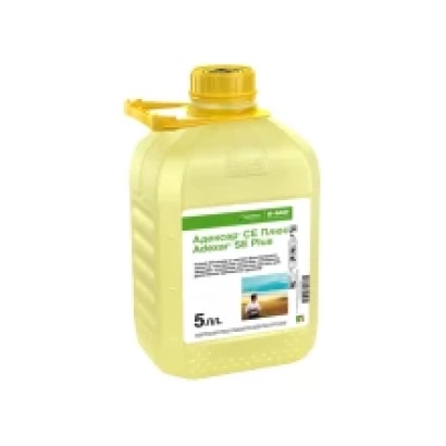 Желтая канистра с этикеткой Адексар СЕ Плюс