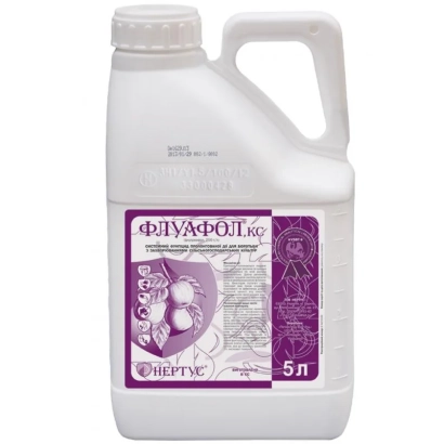 Бутылка с фунгицидом ФЛУТРАФОЛ объёмом 5 л - Агрофлутриафол