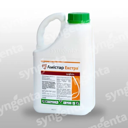 Бутылка с фунгицидом Амистар Экстра 280 SC