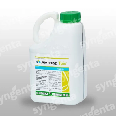 Бутылка с фунгицидом Амистар Трио 255 ЕС