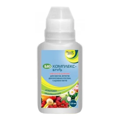 Bottle with product Biocomplex-Btu for plant protection