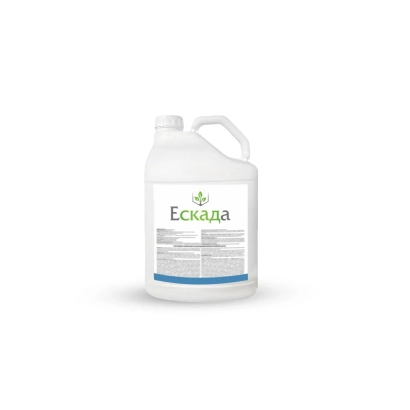 Бутылка с фунгицидом Ескада на белом фоне - Ескада 488 КС