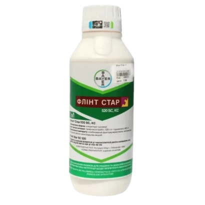 Бутылка с фунгицидом Флинт Стар 520 SC