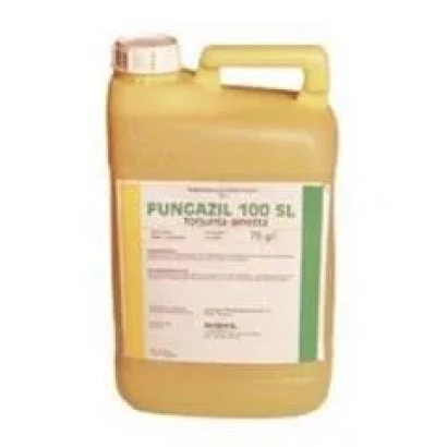 Желтый канистра с этикеткой FUNGAZIL 100 SL