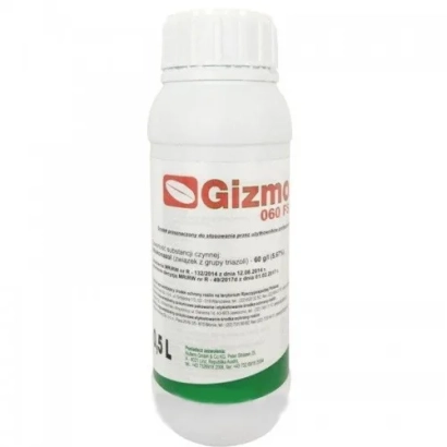Bottle of fungicide Gizmo - Gizmo 60 SC