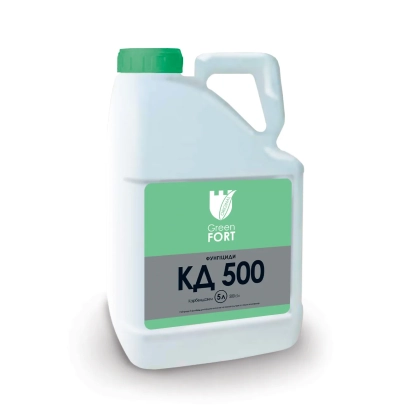 Бутелька з фунгіцидом Грінфорт КД 500