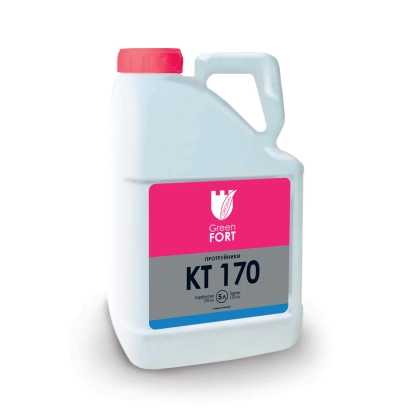 Bottle of fungicide Grinfort KT 170