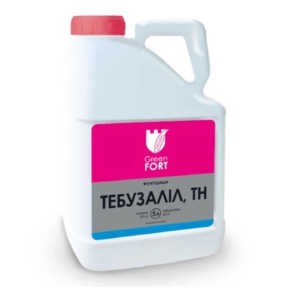 Bottle of fungicide TebuzaLil TN by Grinfort brand
