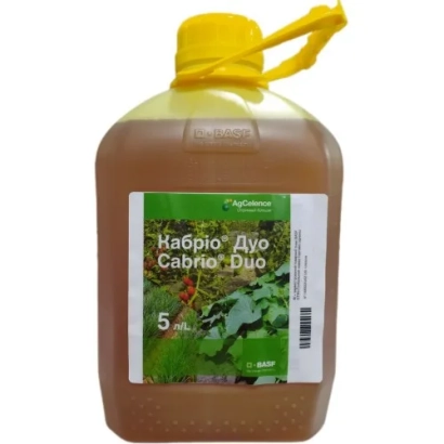 Фунгицид Кабрио Дуо в пластиковой канистре с жидкостью
