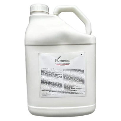 Біла канистра з етикеткою Комплер - Комплер 320 КС