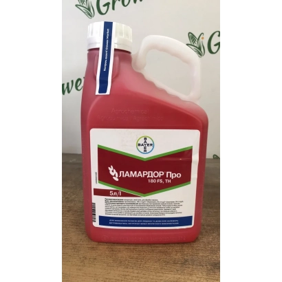 Червона канистра з етикеткою Lamador Pro - Ламардор Про 180 FS