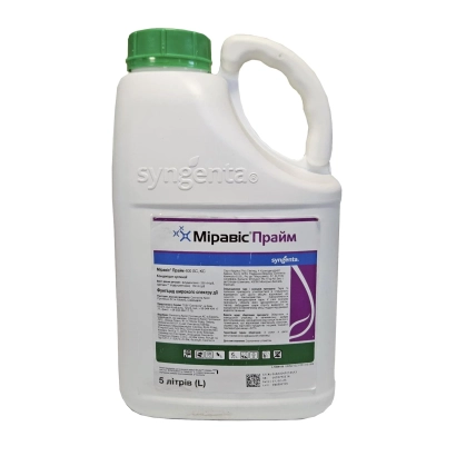 Бутылка с фунгицидом Міравіс Прайм - Миравис Прайм 400 SС