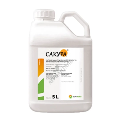 Біла канистра з етикеткою САКУРА об'ємом 5 л