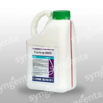 Бутылка с фунгицидом Cuprinox 600 FS от Syngenta - Сертикор 050 FS