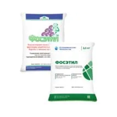 Упаковка фунгицида Фосфит с изображением винограда - Спотлес